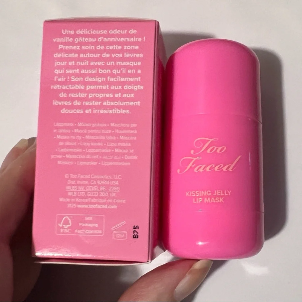 Too Faced Pink Kissing Jelly Lip Mask - Birthday Kiss